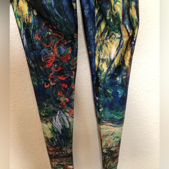 BLACKMILK MONET LILIES LEGGINGS XS - Picture 3 of 7